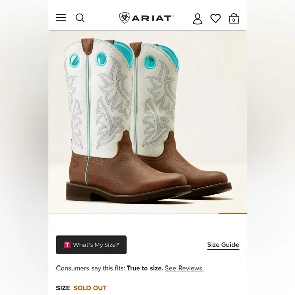 Ariat Women’s Elko Western Boots size 8.5 - Picture 5 of 16